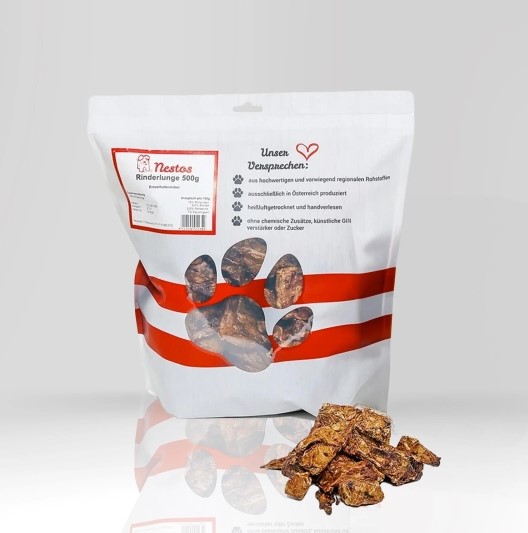 Nestos Rinderlunge getrocknet (500g)