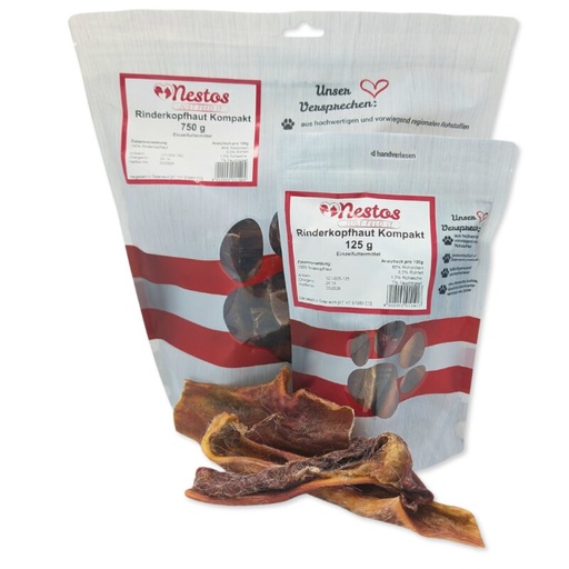 [N-121-005-750] Nestos Rinderkopfhaut Kompakt  (750g)
